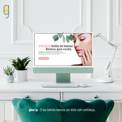 O teu talento merece ser visto com confiança. 